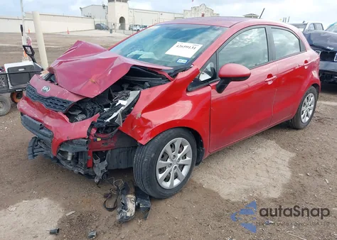 2013 Kia Rio Lx from USA, damaged, VIN KNADM5A3XD6285107